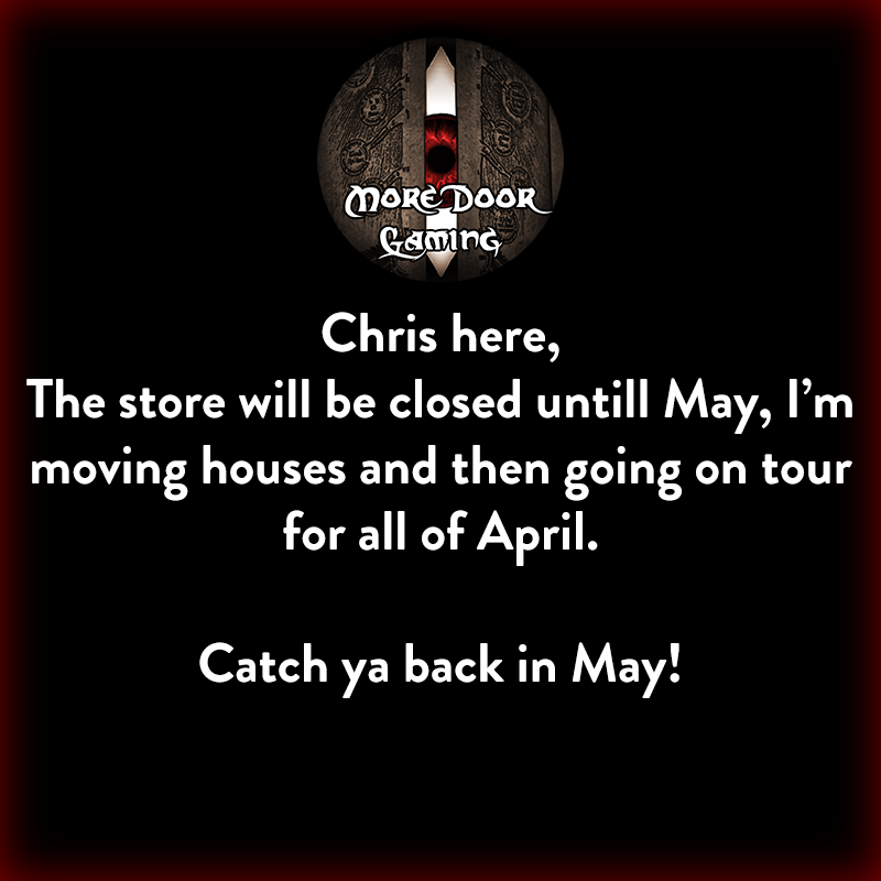 Store down for a bit...