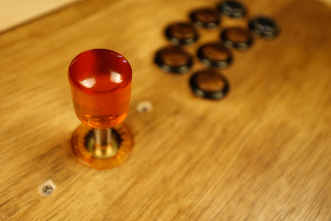 I003 - "Particle Flair" - Arcade Stick Topper w/ Dust Washer