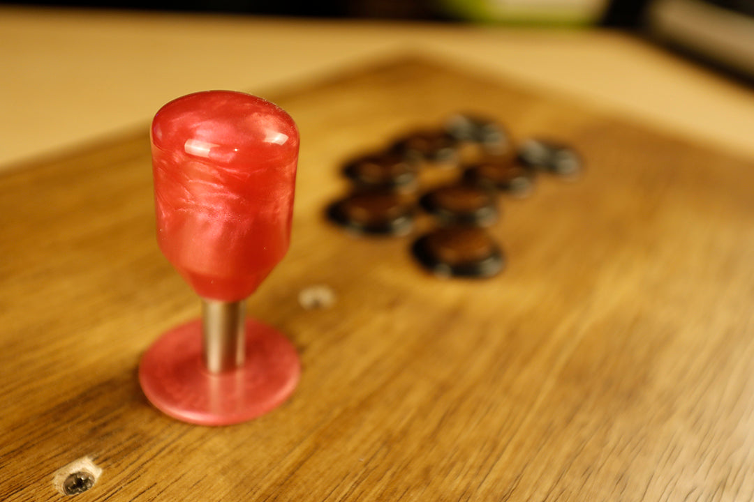 P004 - "Affection Abyss" - Arcade Stick Topper w/ matching Dust Washer