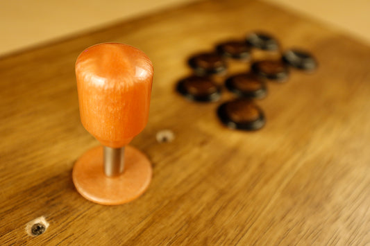 P009 - "Tempest Blade" - Arcade Stick Topper w/ matching Dust Washer