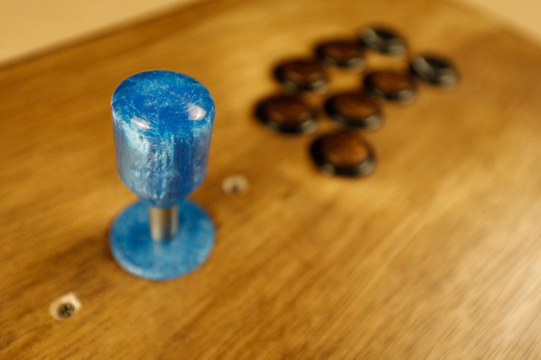 P022 - "Valkyrie Veil" - Arcade Stick Topper w/ Dust Washer