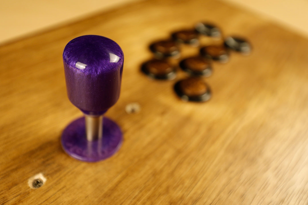 P027 - "Scarlet Vein" - Arcade Stick Topper w/ Dust Washer