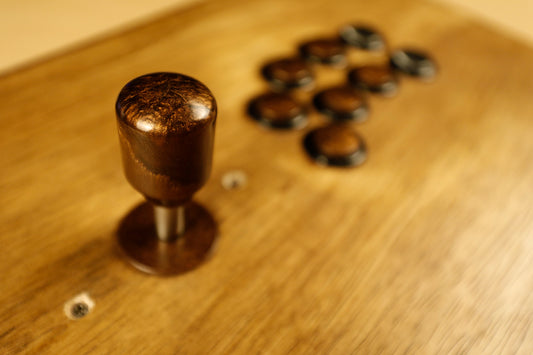 P034 - "Sthalwirbel" - Arcade Stick Topper w/ Dust Washer