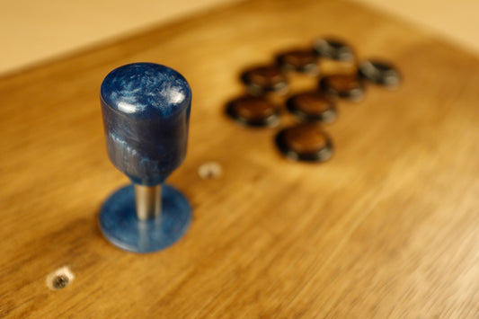 P019 - "Strike of the Possessed God" - Arcade Stick Topper w/ Dust Washer